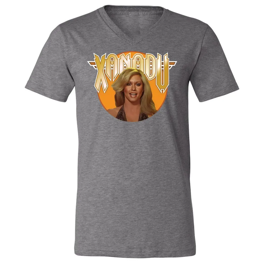 Unisex V-Neck T-Shirt - EYVXMJ4U - Deep Heather - 13
