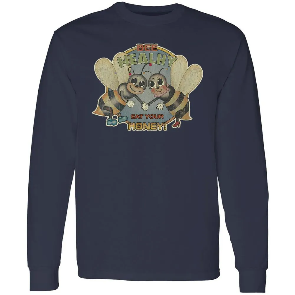 Bee Healthy Eat Your Honey - Navy - 2