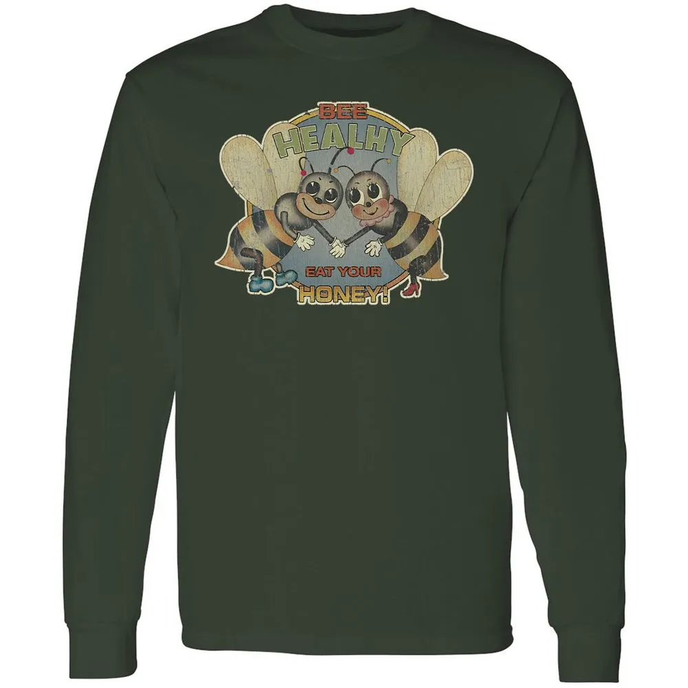 Bee Healthy Eat Your Honey - Forest Green - 4