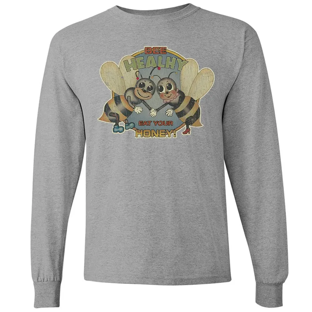 Bee Healthy Eat Your Honey - Graphite Heather - 6