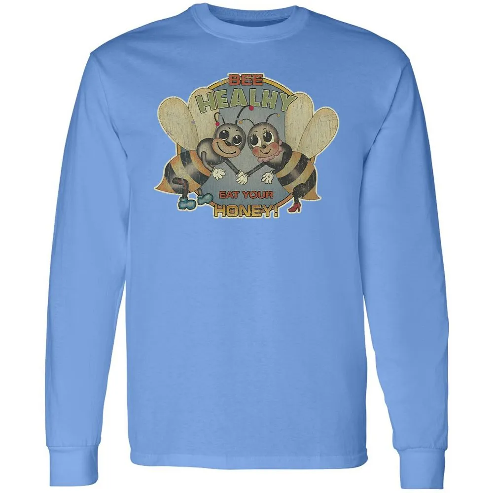 Bee Healthy Eat Your Honey - Carolina Blue - 12