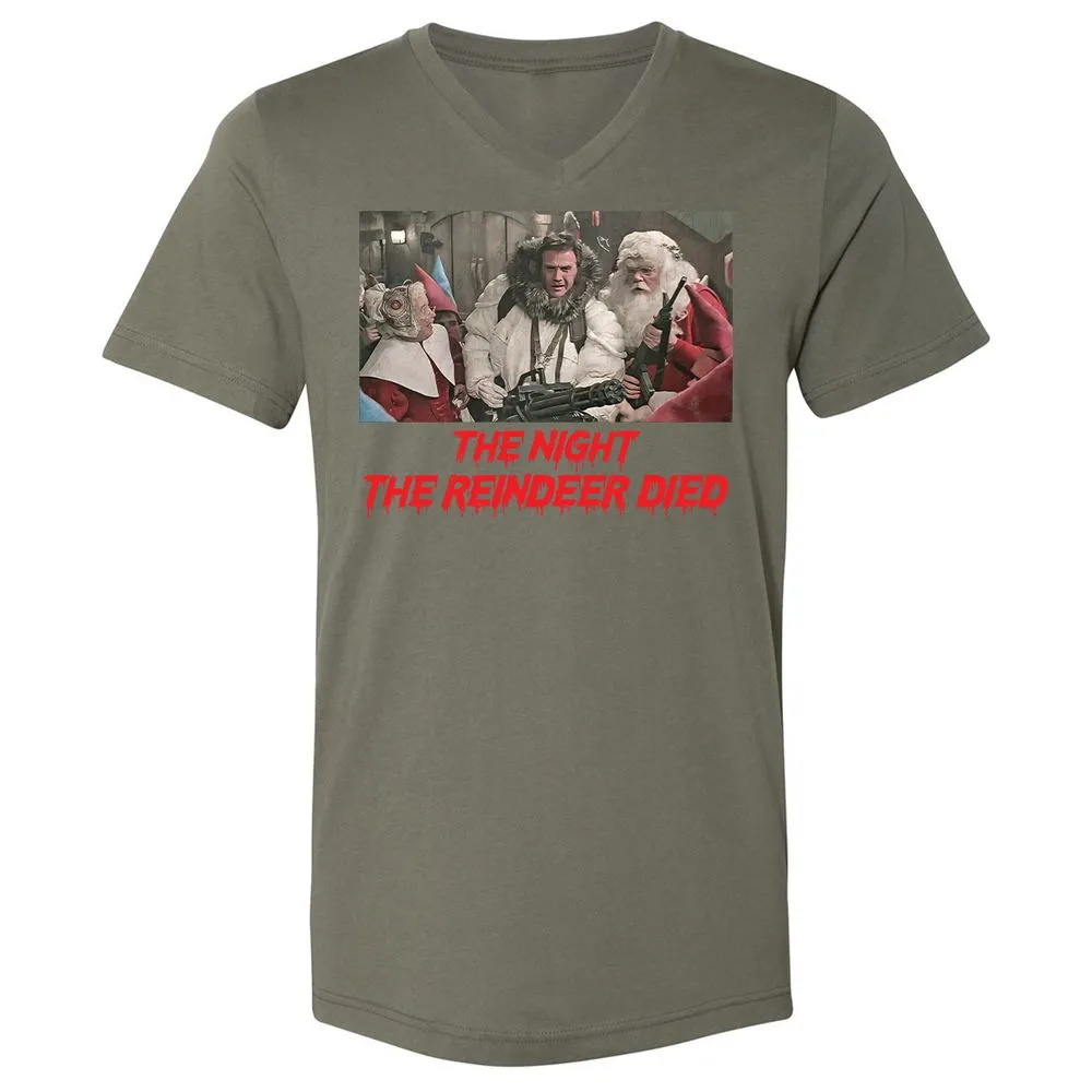 Unisex V-Neck T-Shirt - MLN11NRZ - Military Green - 10