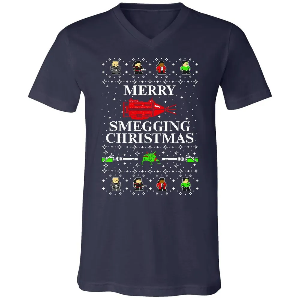 Unisex V-Neck T-Shirt - SM25S38G - Navy - 2
