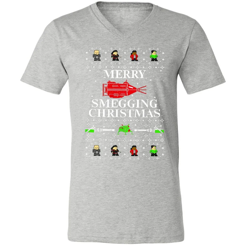 Unisex V-Neck T-Shirt - SM25S38G - Athletic Heather - 7