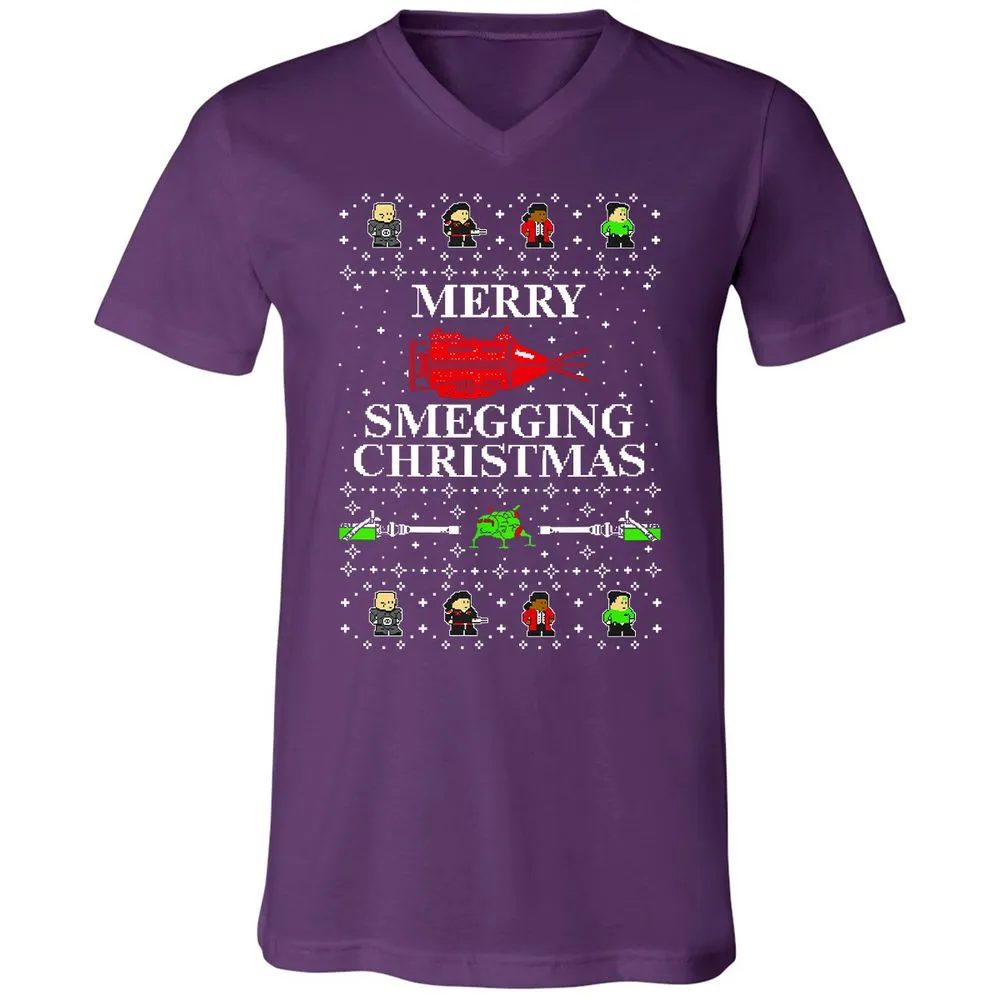 Unisex V-Neck T-Shirt - SM25S38G - Team Purple - 9