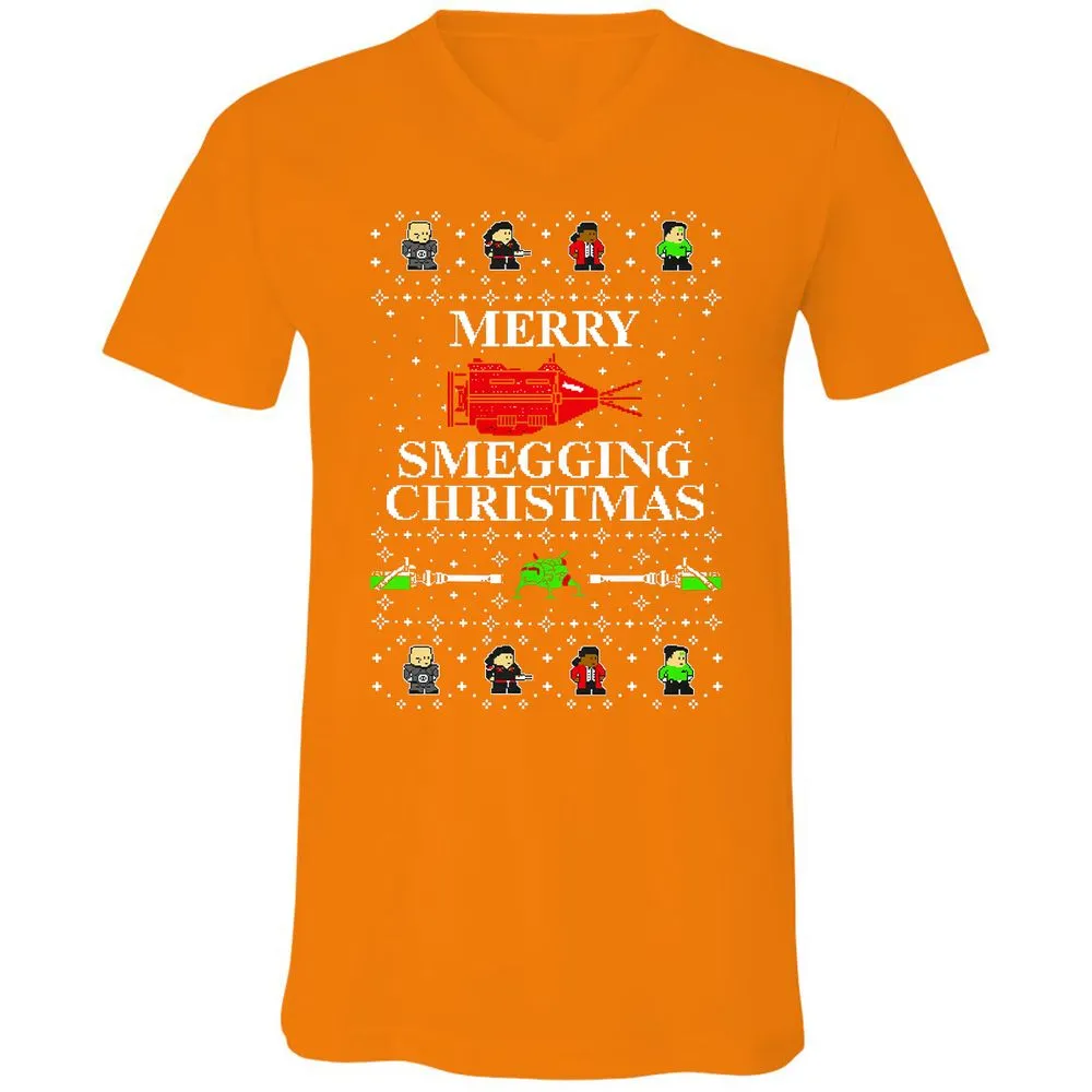 Unisex V-Neck T-Shirt - SM25S38G - Orange - 11