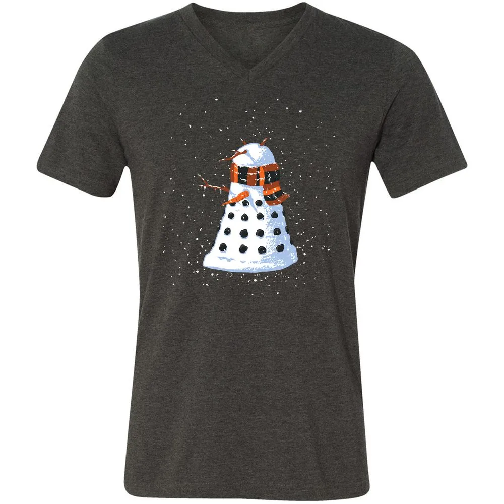 Unisex V-Neck T-Shirt - RRLM7KML - Dark Grey Heather - 8
