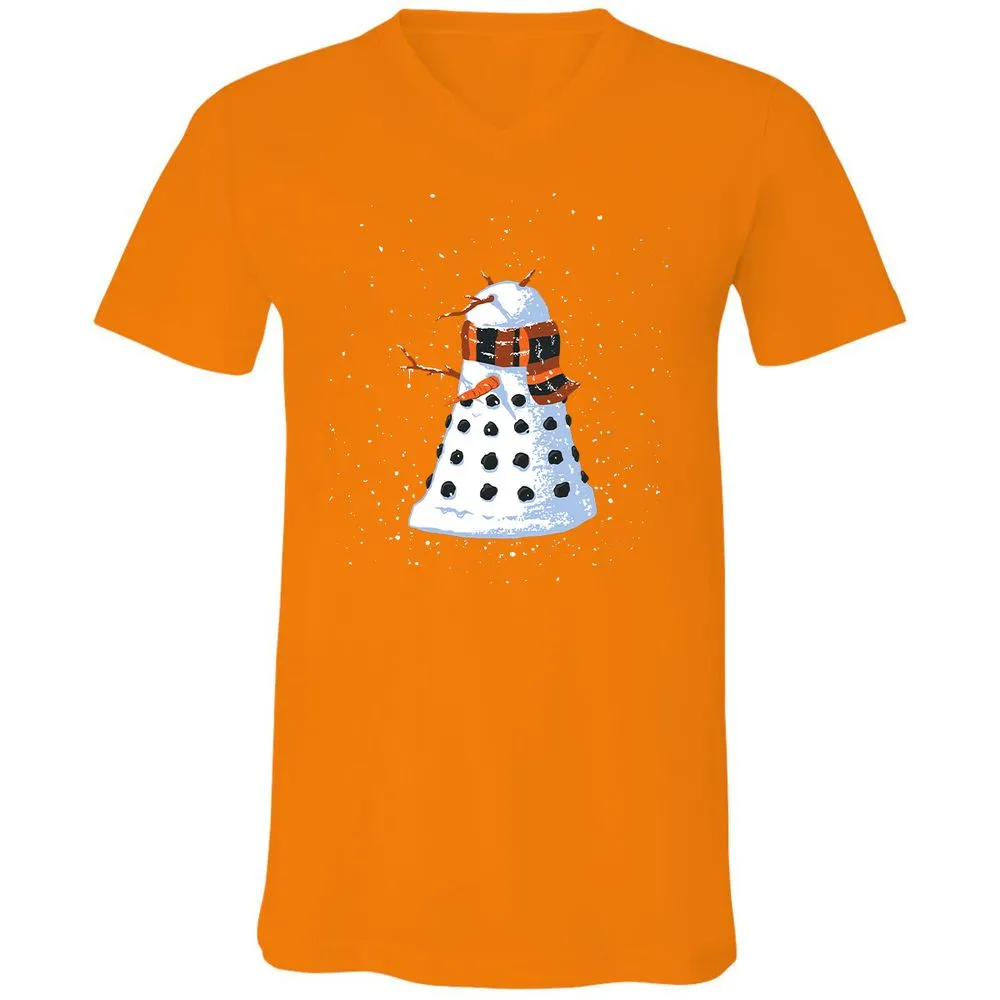 Unisex V-Neck T-Shirt - RRLM7KML - Orange - 11