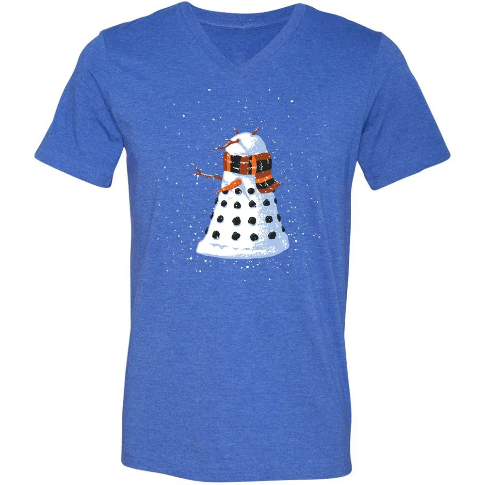Unisex V-Neck T-Shirt - RRLM7KML - Heather True Royal - 14