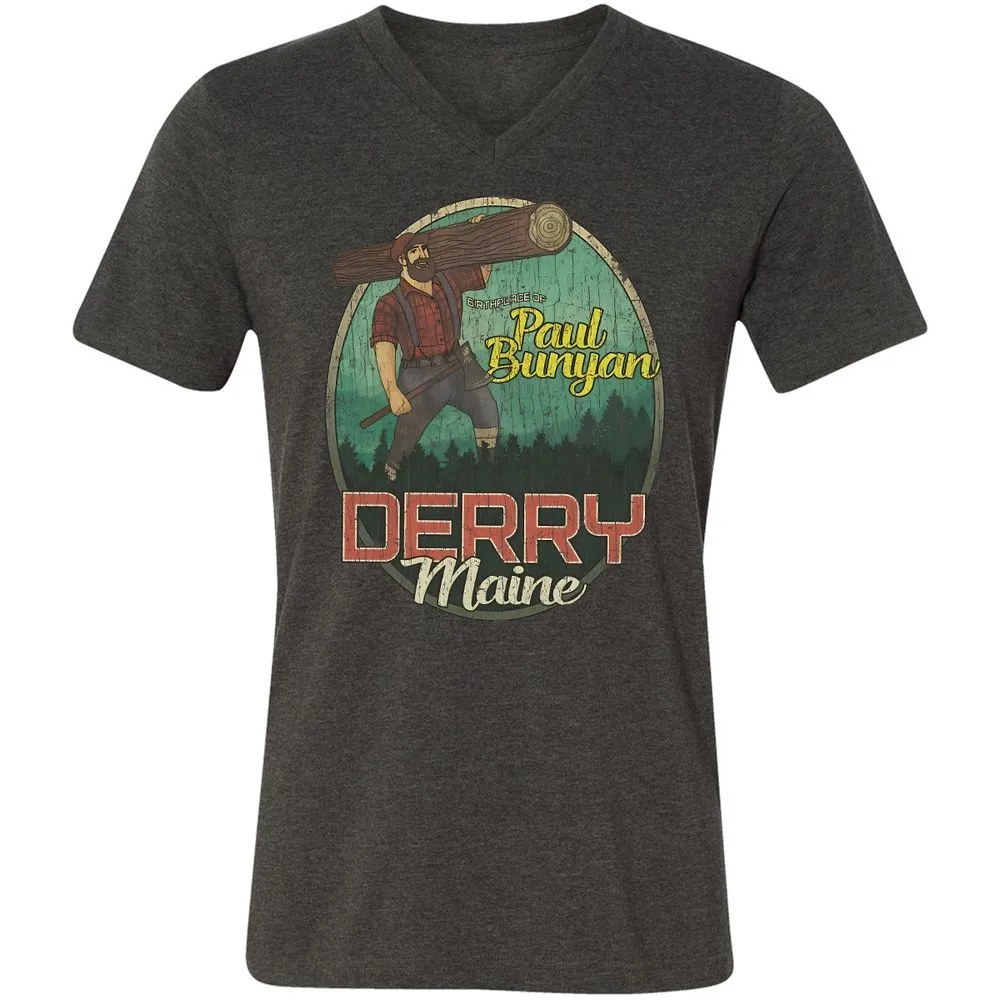 Derry Birthplace of Paul Bunyan - Dark Grey Heather - 8