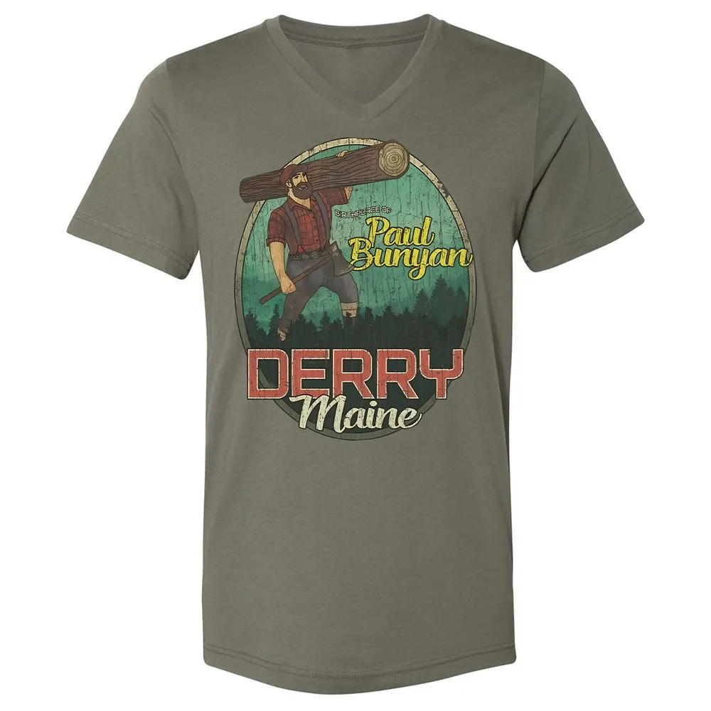 Derry Birthplace of Paul Bunyan - Military Green - 10