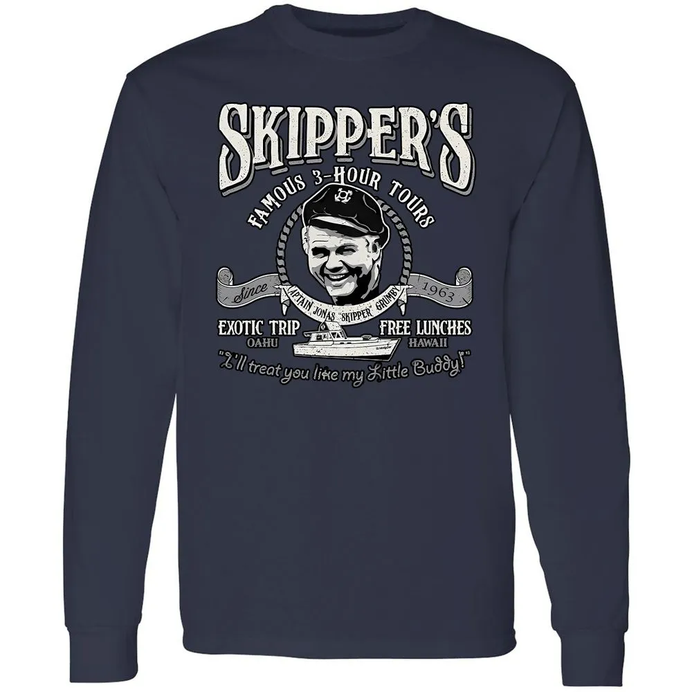 Long Sleeve T-Shirt - RVSWJZMS - Navy - 2
