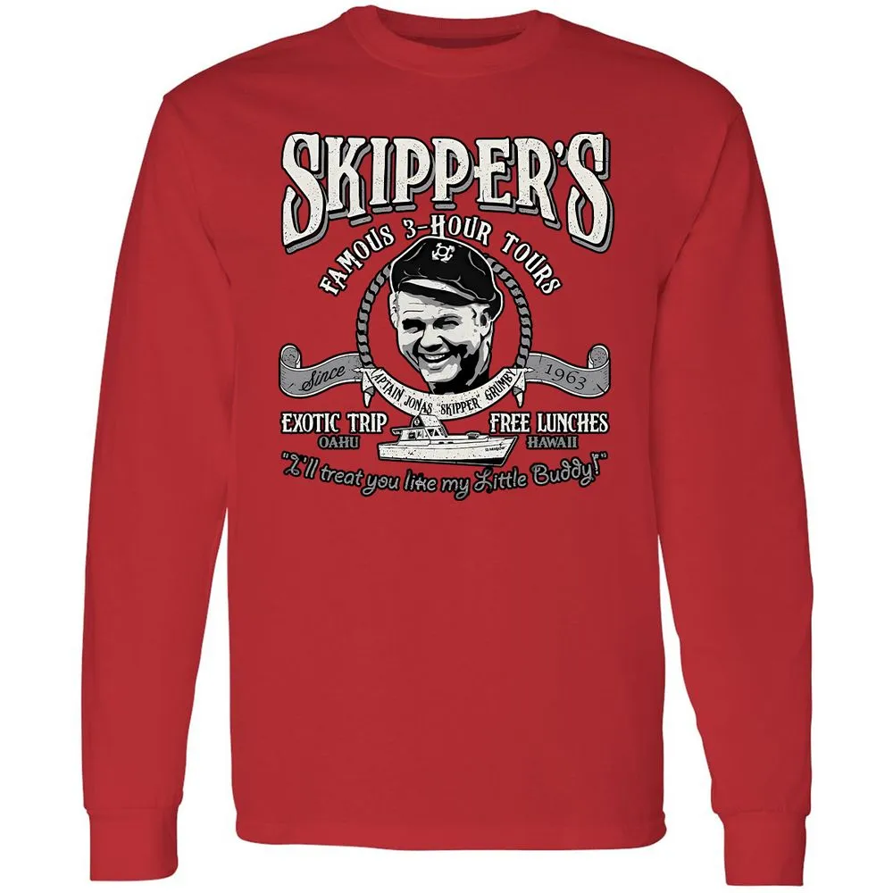 Long Sleeve T-Shirt - RVSWJZMS - Red - 14
