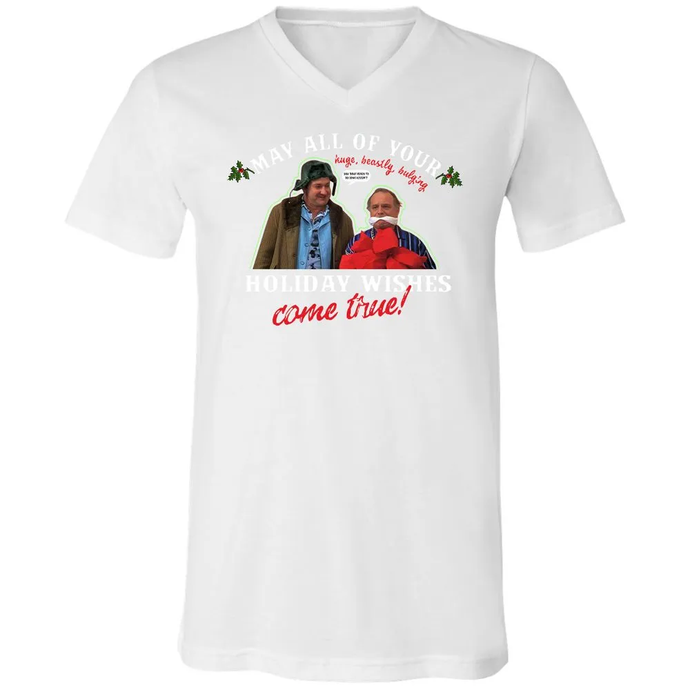 Unisex V-Neck T-Shirt - 4D2T7QPA - White - 5