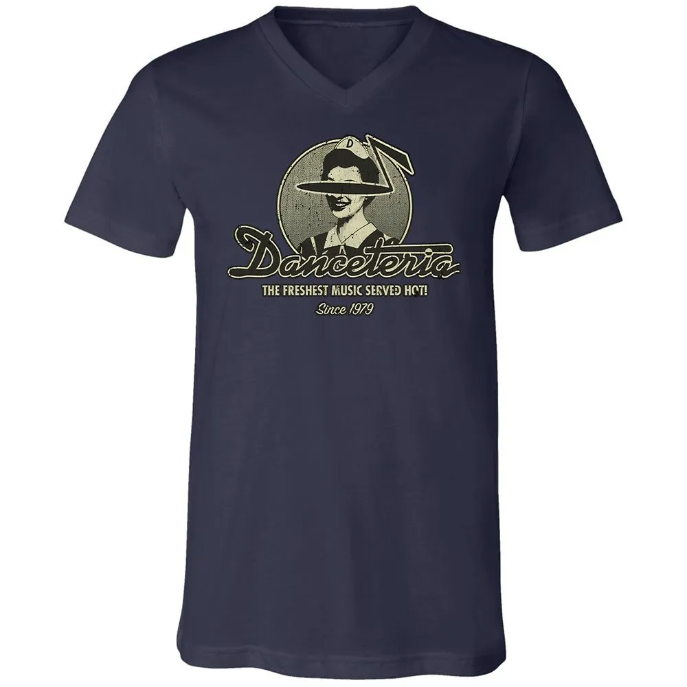 Unisex V-Neck T-Shirt - ZYTFCQ9L - Navy - 2