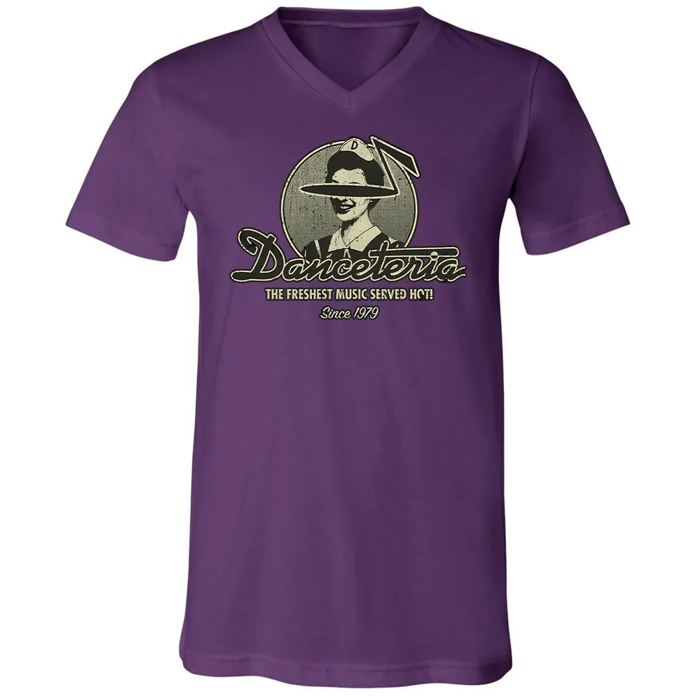 Unisex V-Neck T-Shirt - ZYTFCQ9L - Team Purple - 9