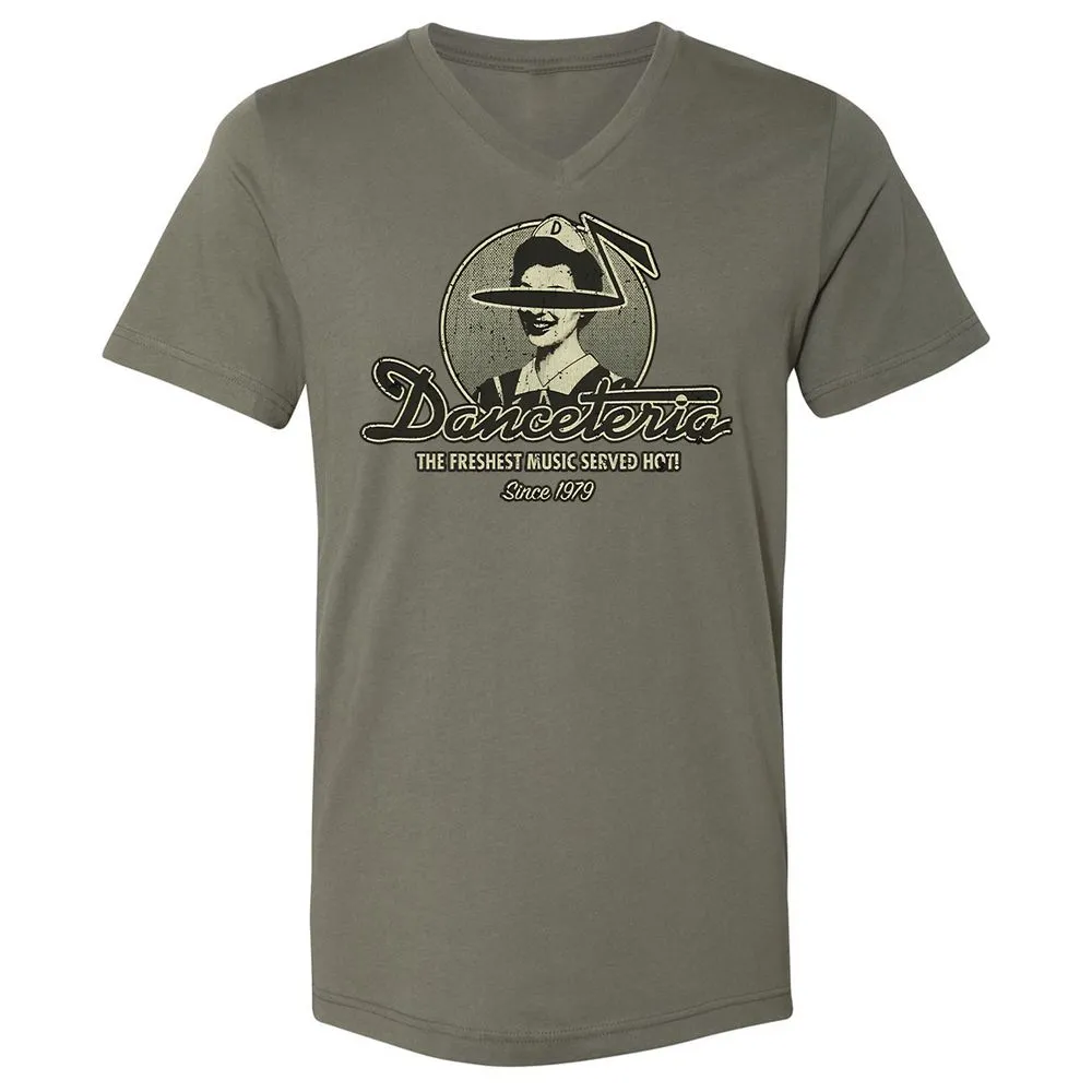 Unisex V-Neck T-Shirt - ZYTFCQ9L - Military Green - 10
