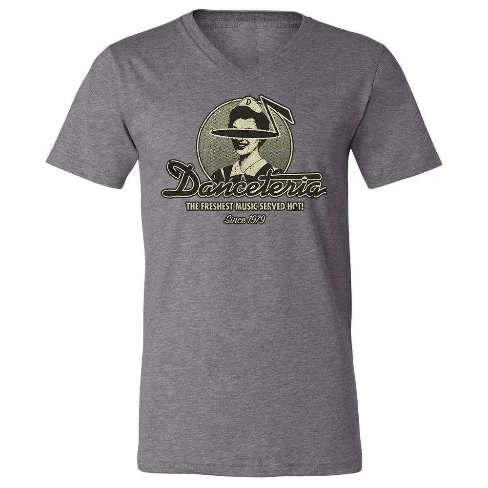 Unisex V-Neck T-Shirt - ZYTFCQ9L - Deep Heather - 13