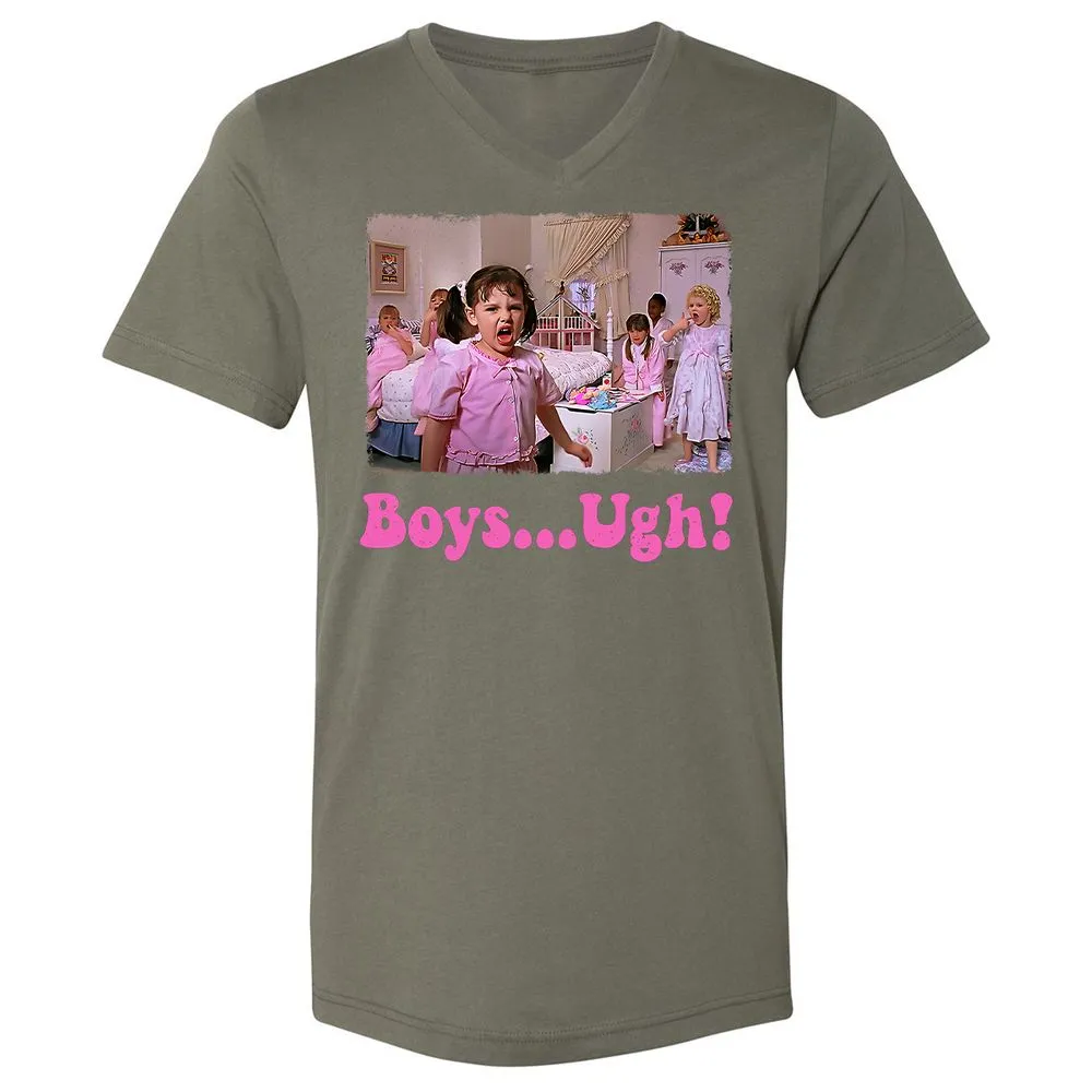 Unisex V-Neck T-Shirt - 7X4W4YJ3 - Military Green - 10