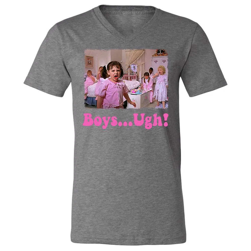 Unisex V-Neck T-Shirt - 7X4W4YJ3 - Deep Heather - 13