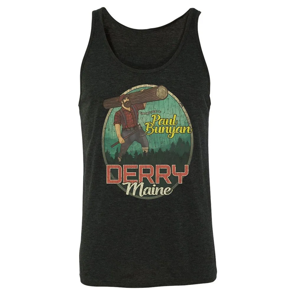 Derry Birthplace of Paul Bunyan - Charcoal Black Triblend - 5