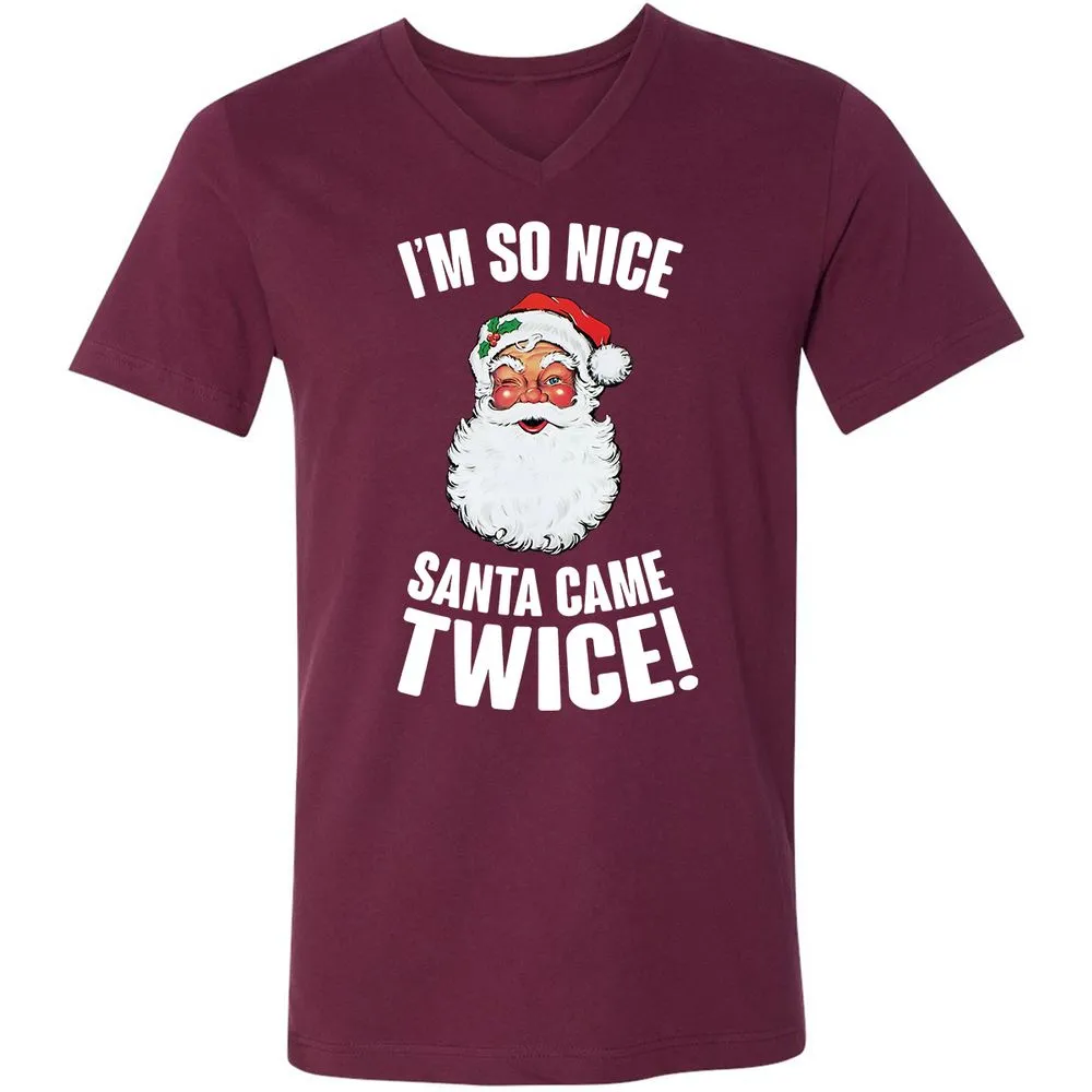 I'm So Nice Santa Came Twice! - Maroon - 6