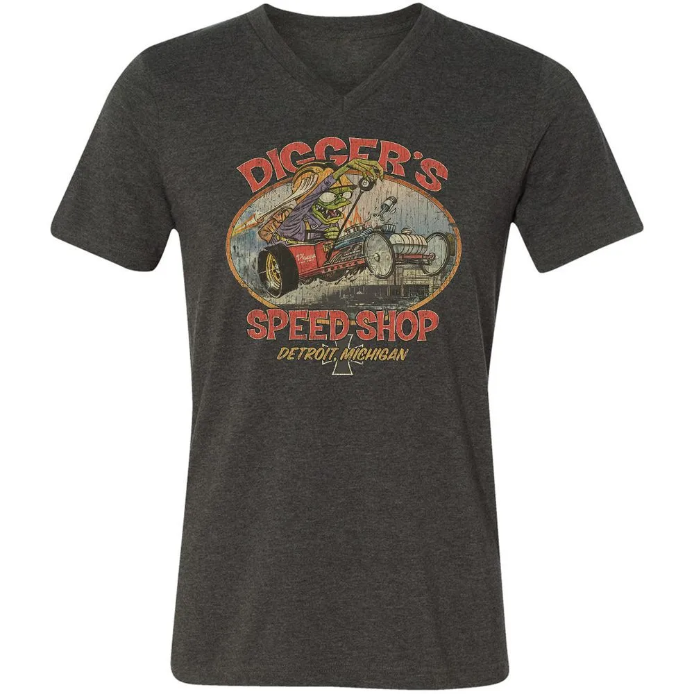 Digger's Speed Shop 1967 - Dark Grey Heather - 8