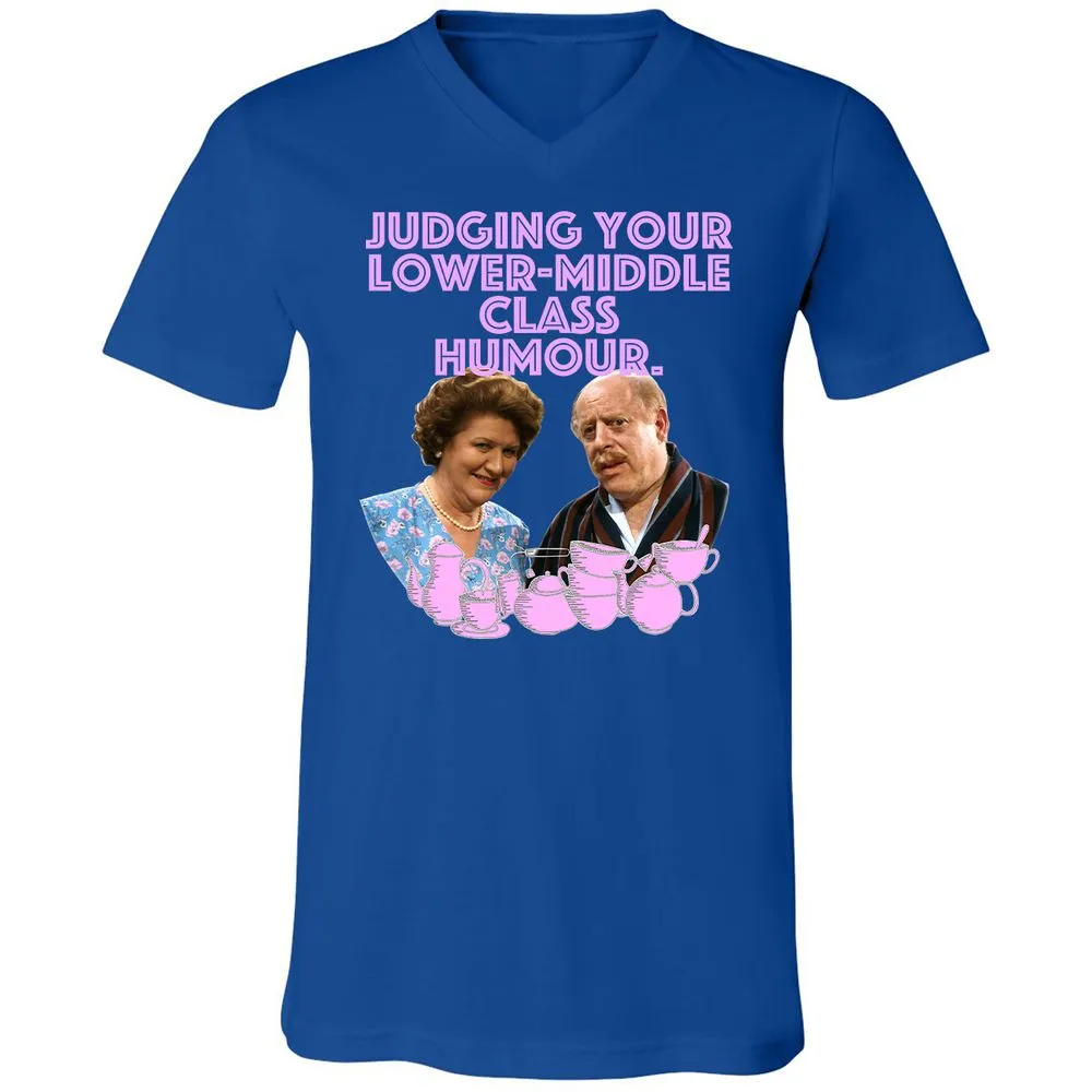 Unisex V-Neck T-Shirt - LM1X6P4C - True Royal - 4