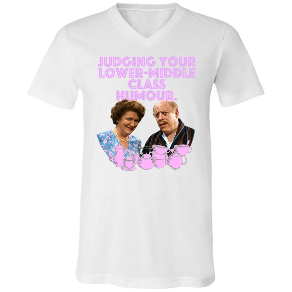 Unisex V-Neck T-Shirt - LM1X6P4C - White - 5