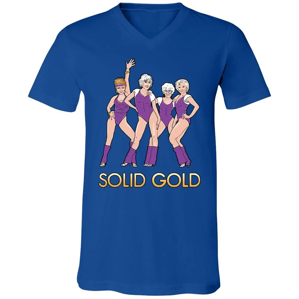 Unisex V-Neck T-Shirt - KHUTTVYX - True Royal - 4