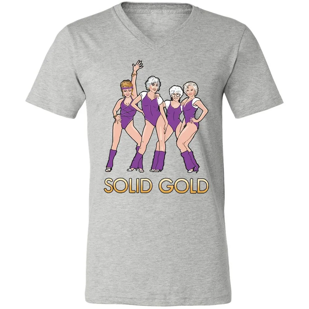 Unisex V-Neck T-Shirt - KHUTTVYX - Athletic Heather - 7