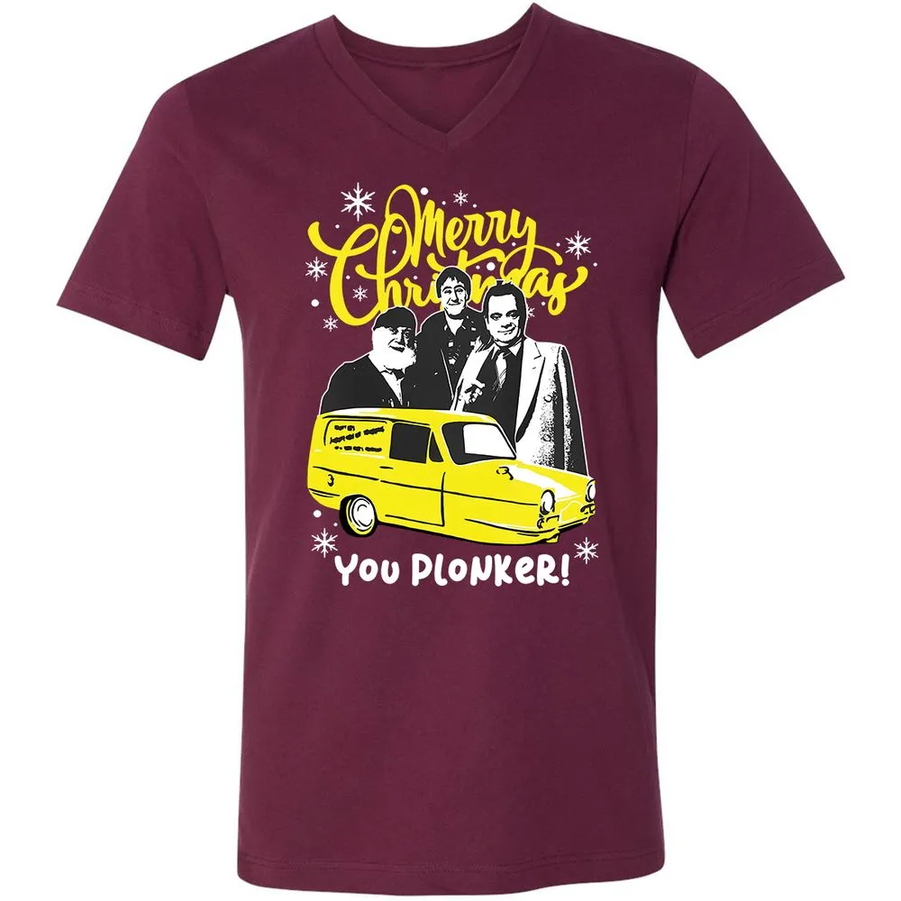 Unisex V-Neck T-Shirt - 87FGAWPW - Maroon - 6