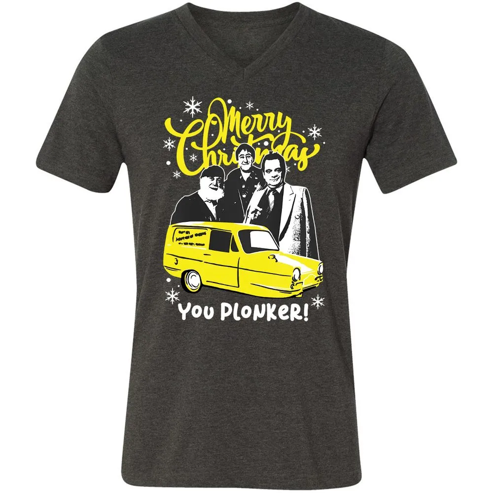 Unisex V-Neck T-Shirt - 87FGAWPW - Dark Grey Heather - 8