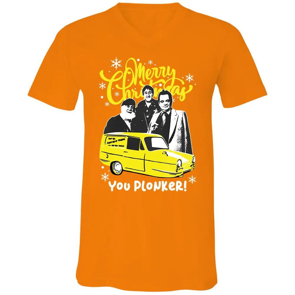 Unisex V-Neck T-Shirt - 87FGAWPW - Orange - 11