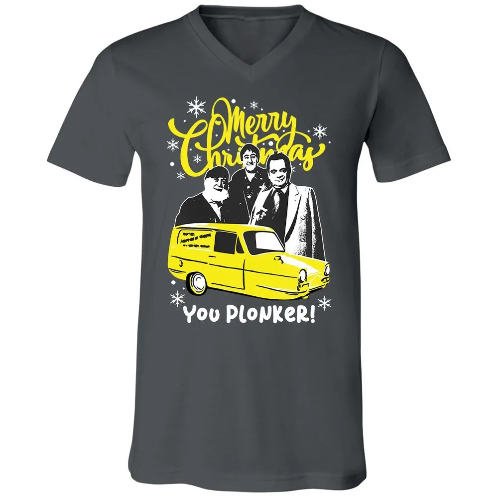 Unisex V-Neck T-Shirt - 87FGAWPW - Asphalt - 12