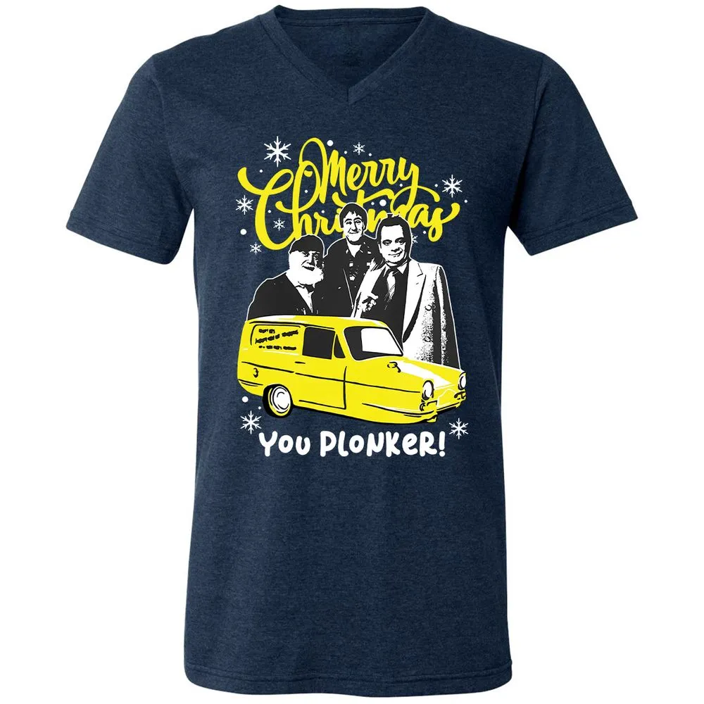 Unisex V-Neck T-Shirt - 87FGAWPW - Heather Navy - 15