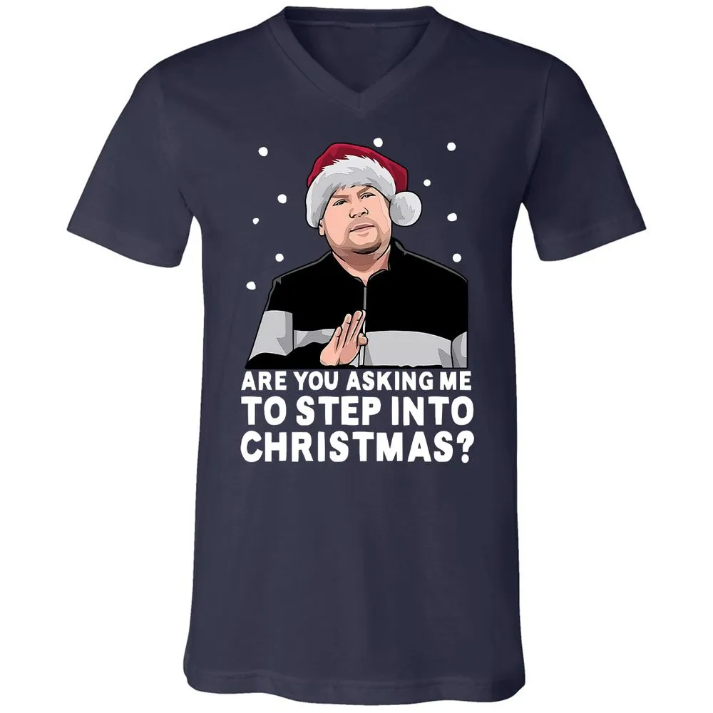 Unisex V-Neck T-Shirt - RRBHGW47 - Navy - 2