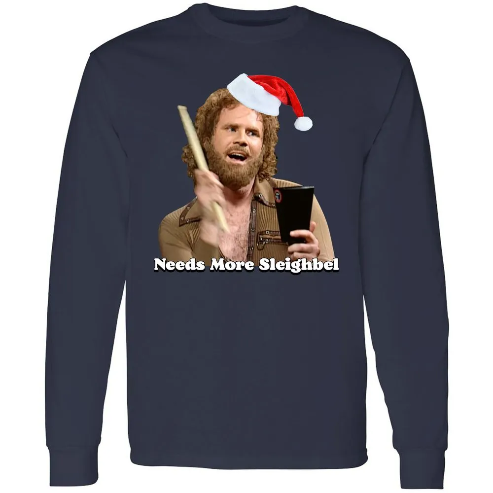 Needs More Sleighbel - Navy - 2
