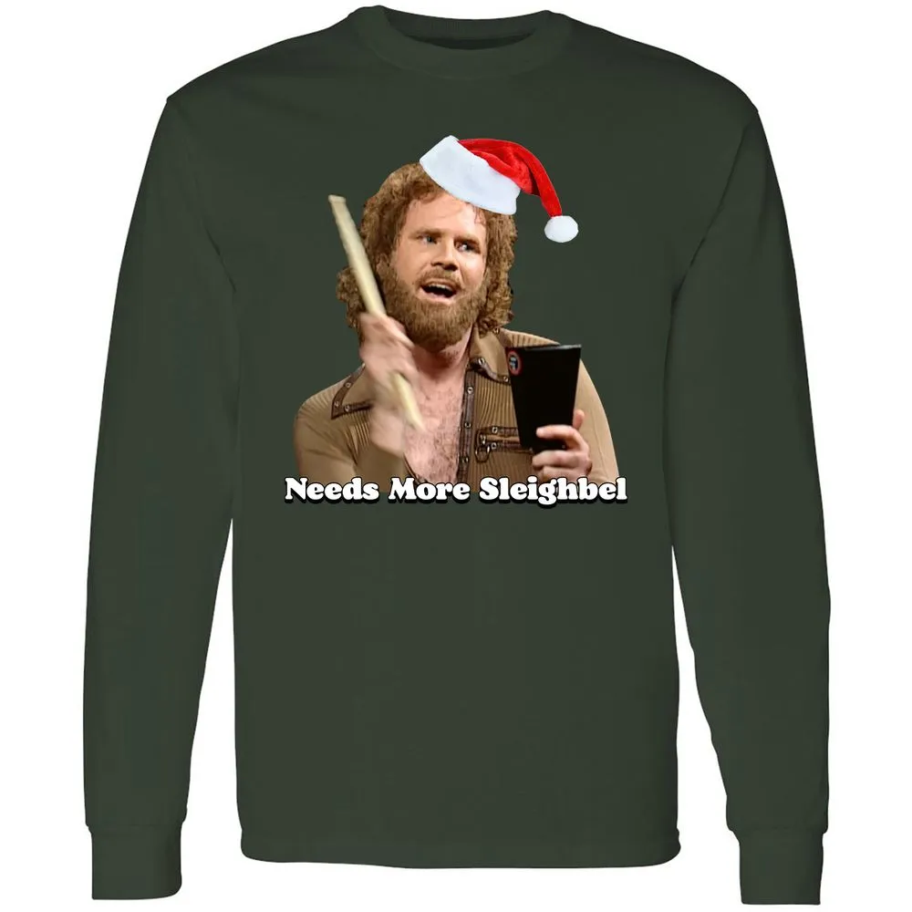 Needs More Sleighbel - Forest Green - 4