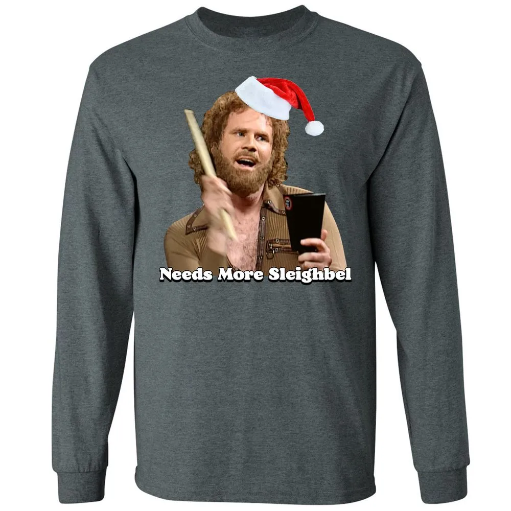 Needs More Sleighbel - Dark Heather - 15