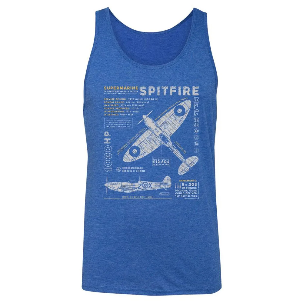 Supermarine Spitfire Essential - True Royal Triblend - 12