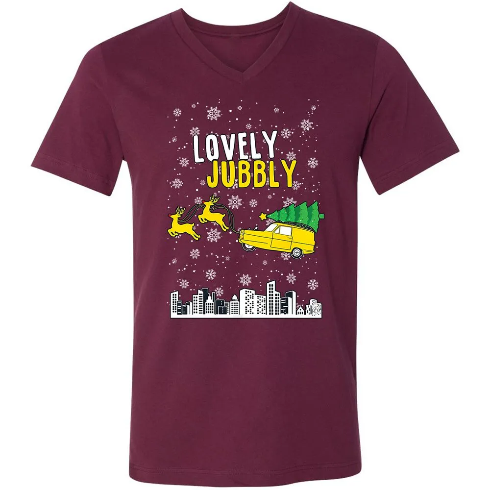 Unisex V-Neck T-Shirt - KV2KPCXC - Maroon - 6