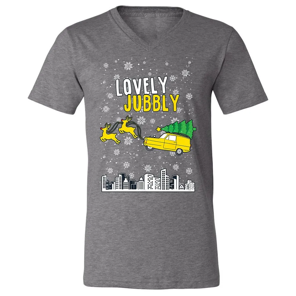 Unisex V-Neck T-Shirt - KV2KPCXC - Deep Heather - 13