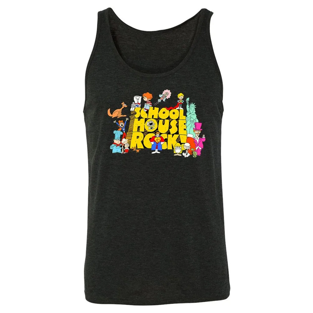 Unisex Jersey Tank - HT9CC8LD - Charcoal Black Triblend - 5