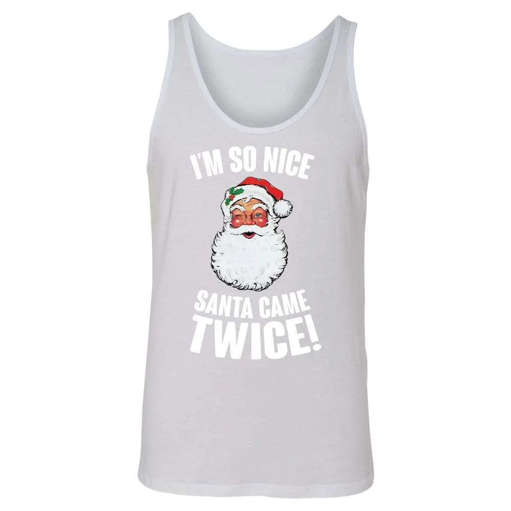I'm So Nice Santa Came Twice! - White - 14