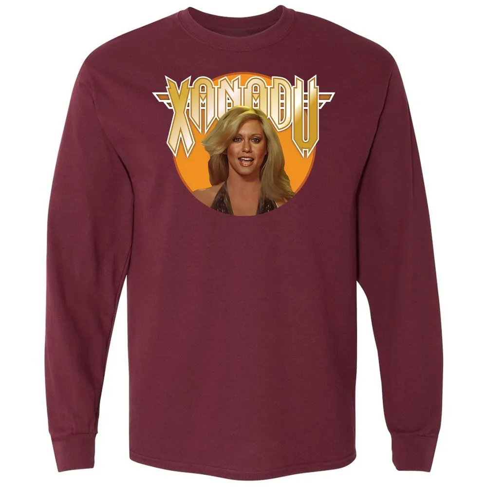 Long Sleeve T-Shirt - CX2BZ6ZG - Maroon - 11