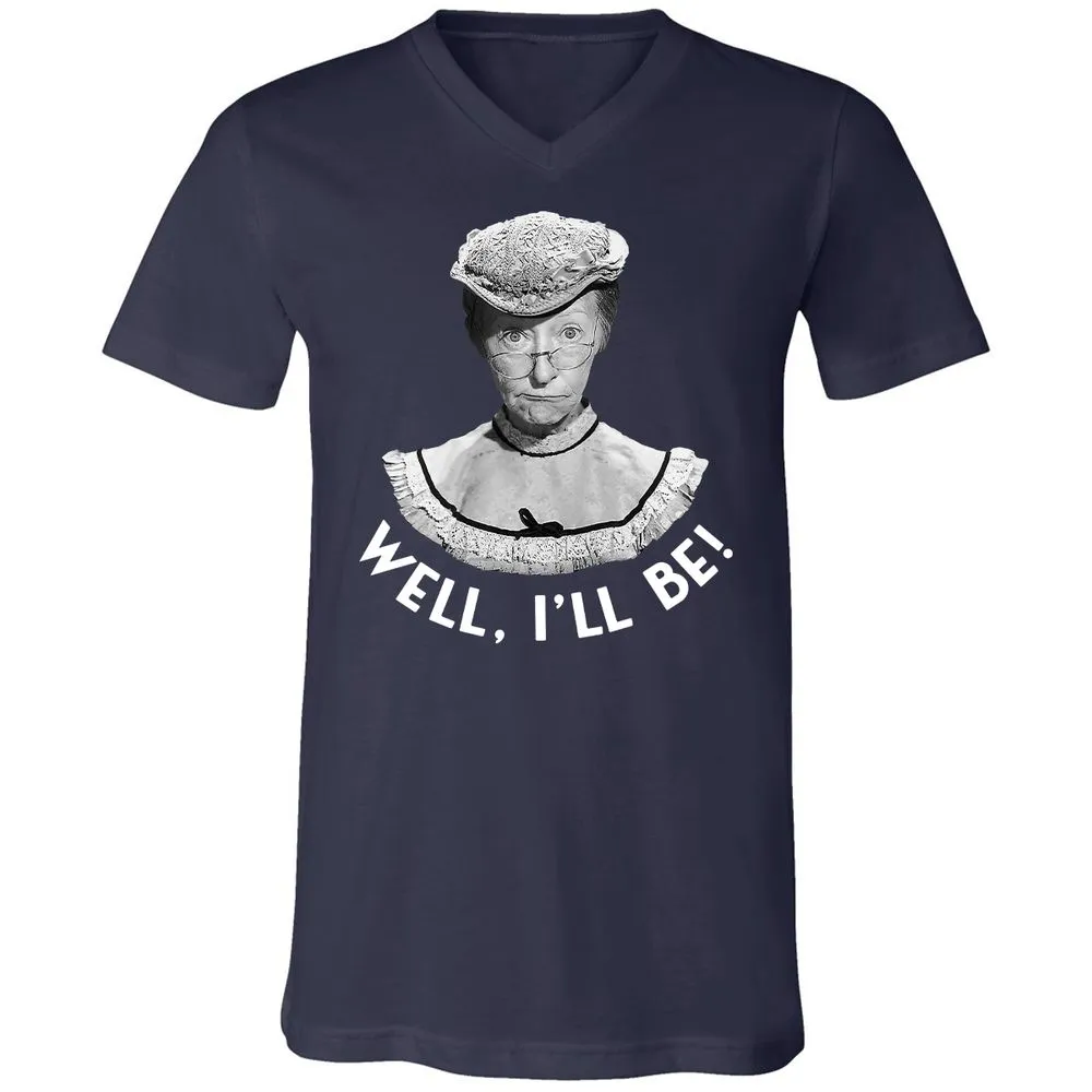Unisex V-Neck T-Shirt - KS76C2NG - Navy - 2