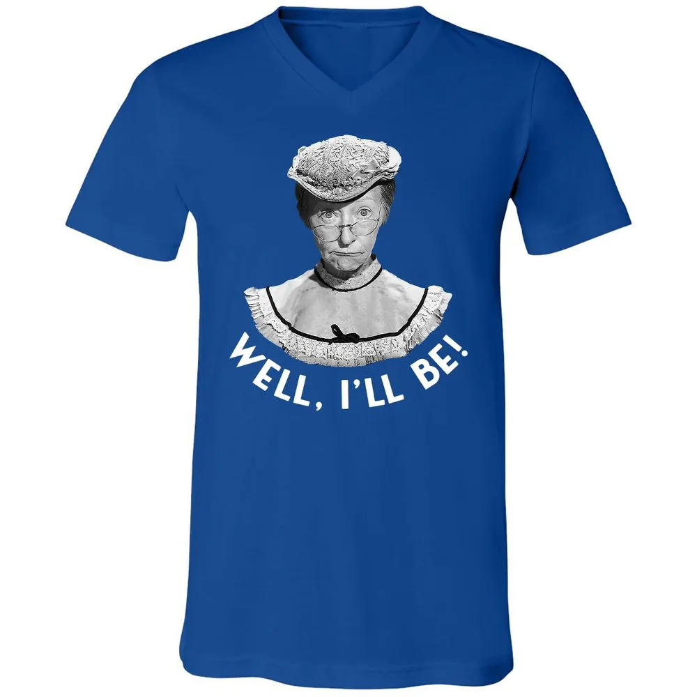 Unisex V-Neck T-Shirt - KS76C2NG - True Royal - 4