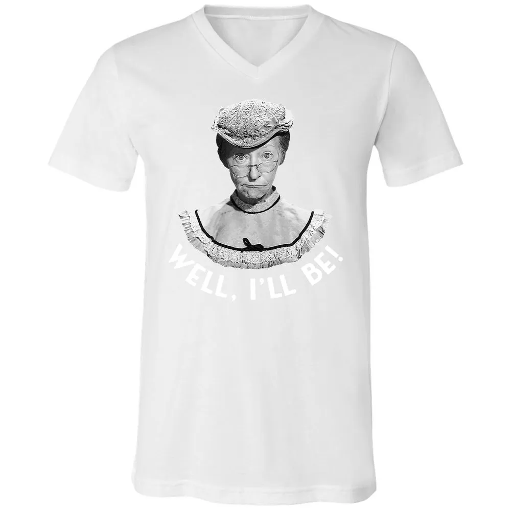 Unisex V-Neck T-Shirt - KS76C2NG - White - 5