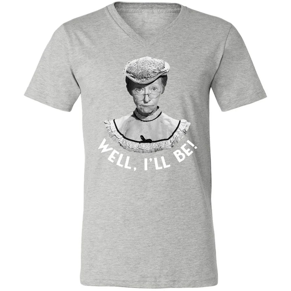 Unisex V-Neck T-Shirt - KS76C2NG - Athletic Heather - 7